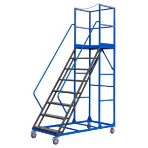 Drabina magazynowa przejezdna Mega-M STANDARD H-200 cm 8 stopni N