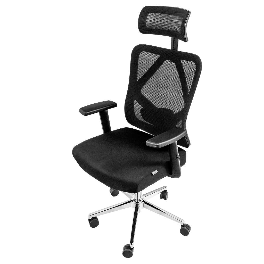 Krzesło biurowe obrotowe Furvero Eclipse BM/A3D/L3D/H2D czarny N