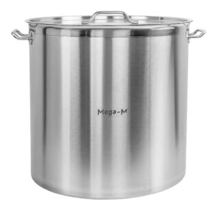 Garnek gastronomiczny wysoki z pokrywką Mega-M PRO 130l śr. 55 cm x h 55 cm N
