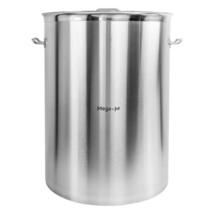 Garnek gastronomiczny wysoki z pokrywką Mega-M PRO 225l śr. 60 cm x h 80 cm N