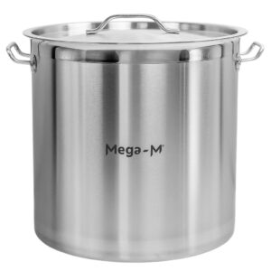 Garnek gastronomiczny wysoki z pokrywką Mega-M PRO 36l śr. 36 cm x h 36 cm N