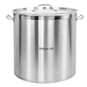 Garnek gastronomiczny wysoki z pokrywką Mega-M PRO 71l śr. 45 cm x h 45 cm N