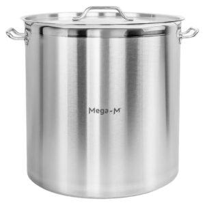 Garnek gastronomiczny wysoki z pokrywką Mega-M PRO 98l śr. 50 cm x h 50 cm N