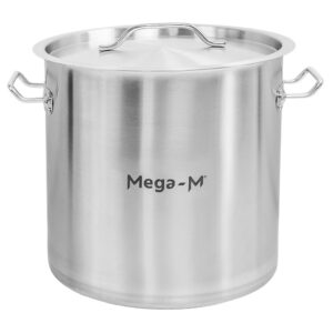 Garnek gastronomiczny wysoki z pokrywką Mega-M Standard 21l śr. 30 cm x h 30 cm N