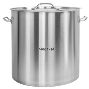 Garnek gastronomiczny wysoki z pokrywką Mega-M Standard 71l śr. 45 cm x h 45 cm N