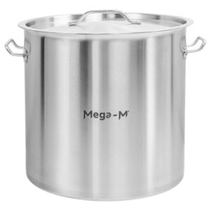 Garnek gastronomiczny wysoki z pokrywką Mega-M Standard 36l śr. 36 cm x h 36 cm N