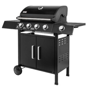 Grill gazowy ogrodowy Mega-M 4+1 czarny N