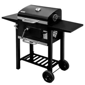 Grill ogrodowy węglowy Mega-M 2x stolik boczny 42x30 N