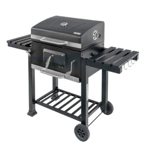 Grill ogrodowy węglowy Mega-M 2x stolik boczny 55x42 N