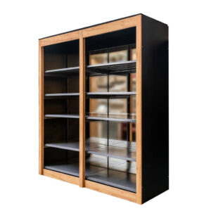 Regał na alkohol Mega-M H-233 cm L-207 cm G-72 cm dąb kraft N