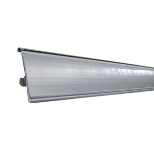Listwa cenowa do półki wtykana L-125cm szary N