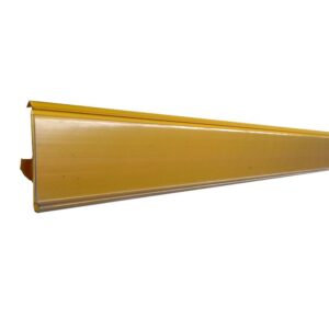Listwa cenowa do półki wtykana L-100cm żółty N
