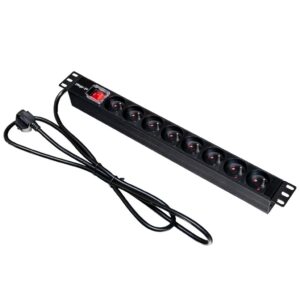 Listwa zasilająca Rack 19" 8 gniazd wtyk standard N