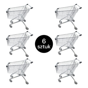 Wózek sklepowy Mega-M Y 125l S-54 cm (6 szt.) N