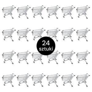 Wózek sklepowy Mega-M Y 125l S-54 cm (24 szt.) N