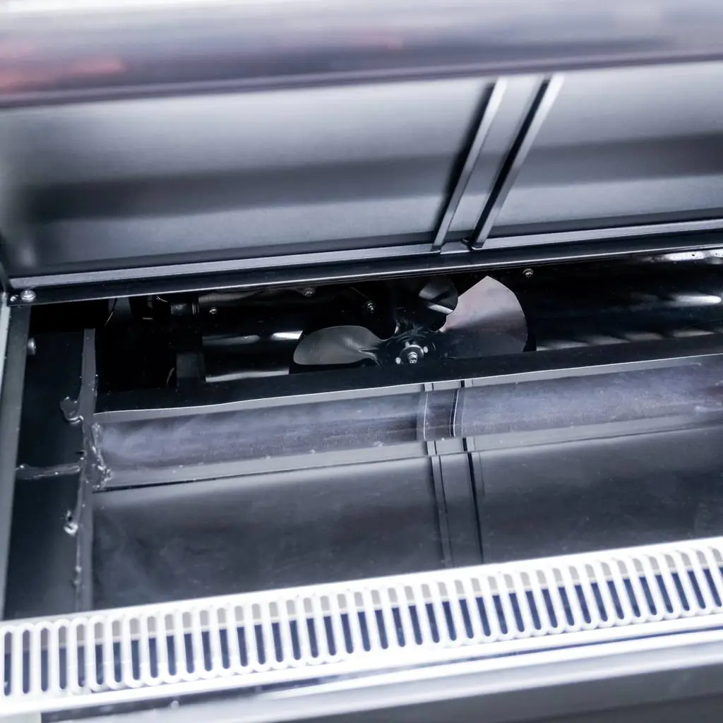 Regał chłodniczy Mega-M HUGO PLUS IC L-187 cm G-74 cm H-201 cm black drzwi transparentne N - obrazek 4