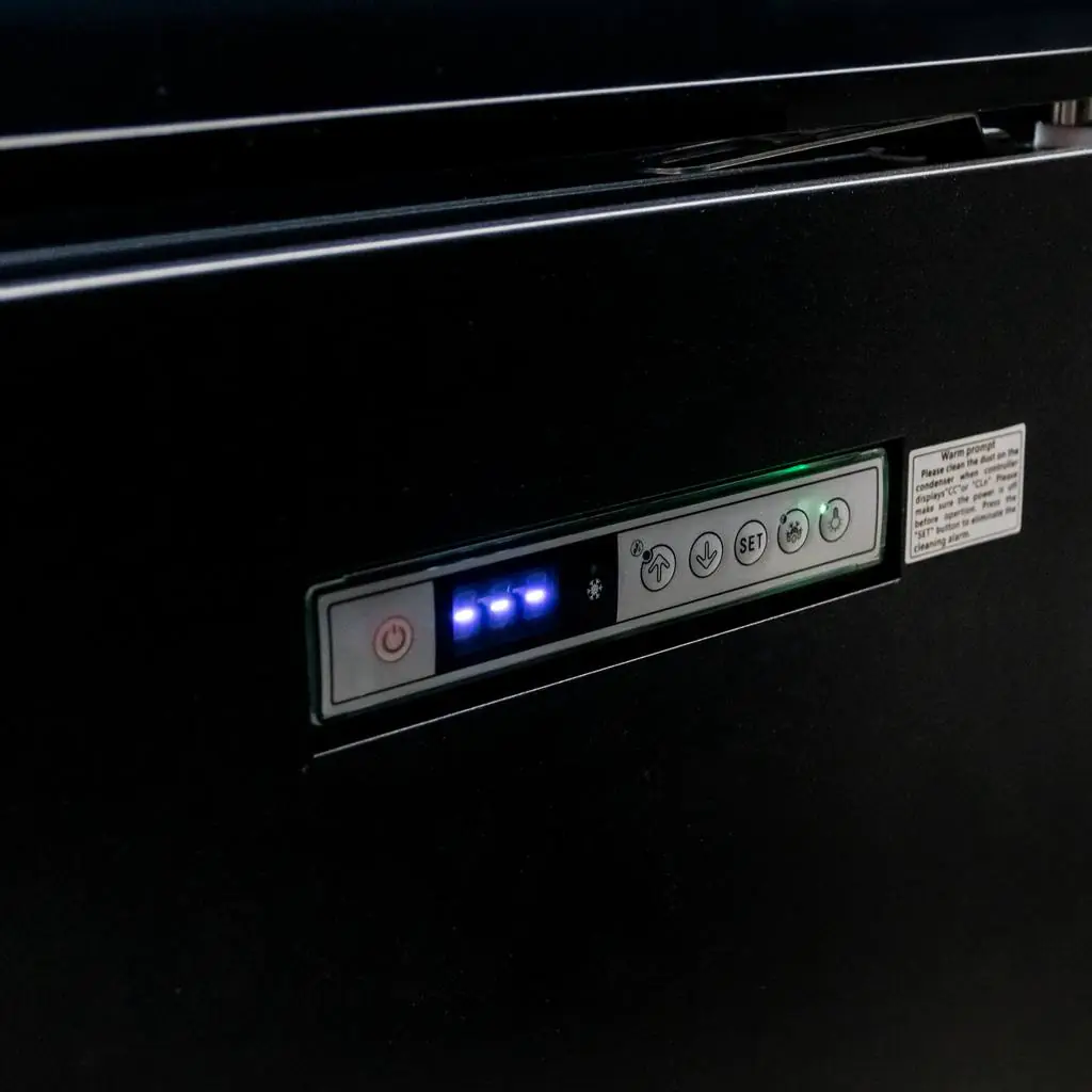 Regał chłodniczy Mega-M HUGO PLUS IC L-187 cm G-74 cm H-201 cm black drzwi transparentne N - obrazek 12