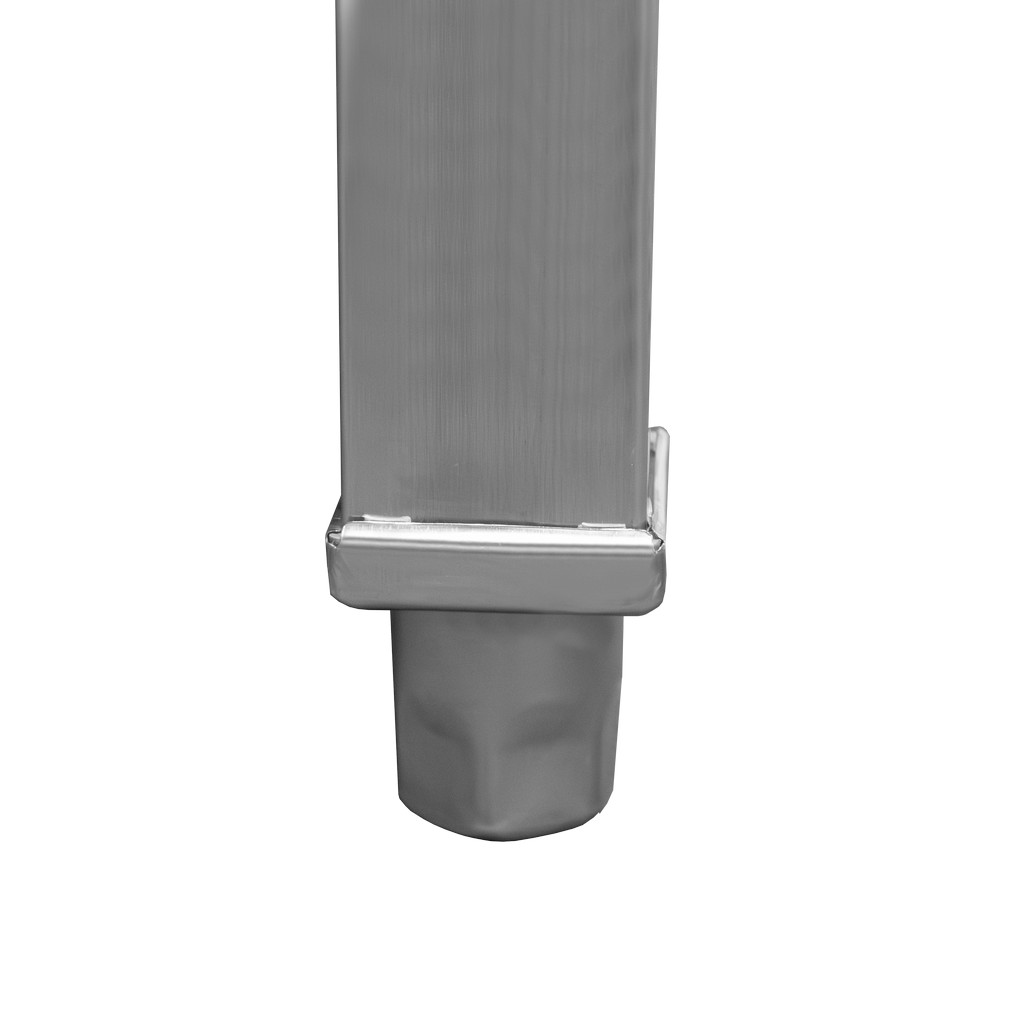 Stół ze stali nierdzewnej przyścienny z półką Mega-M S-200 cm G-60 cm H-85 cm N - obrazek 6