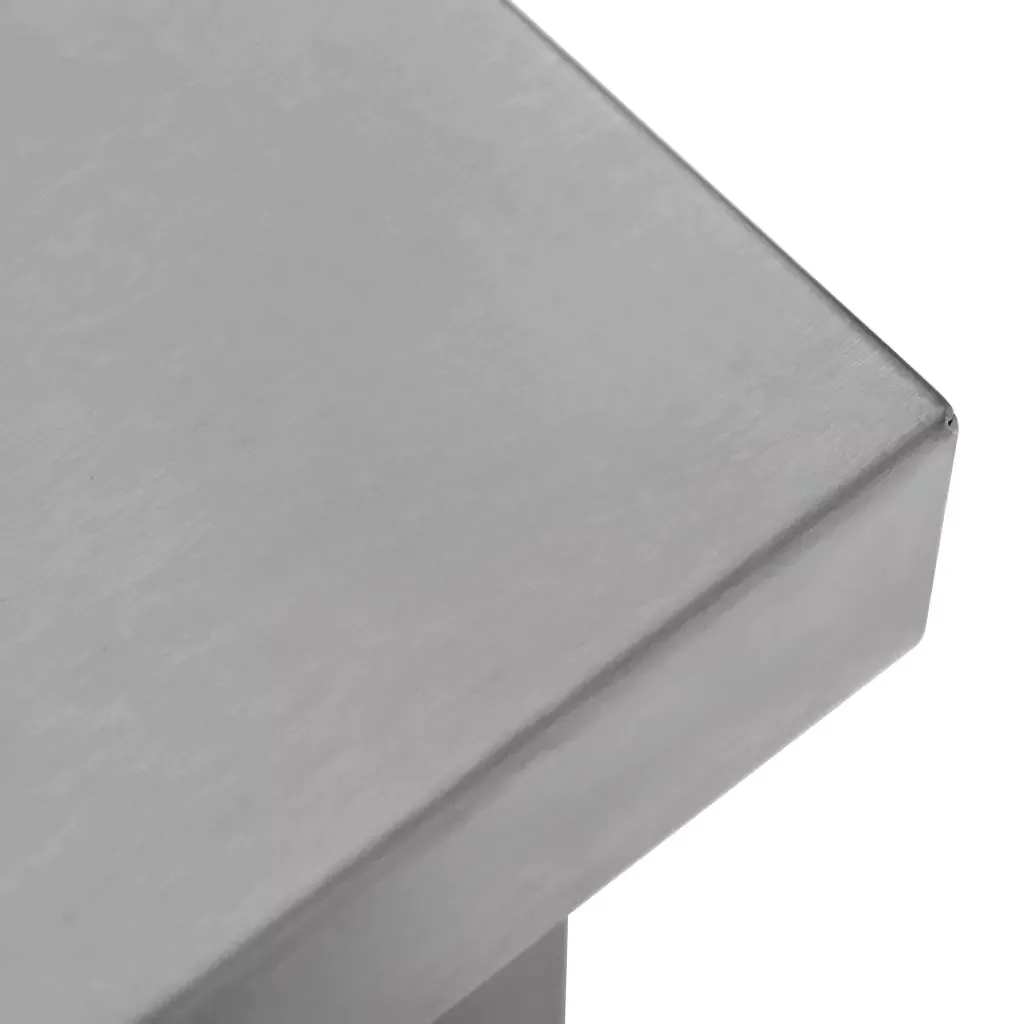 Stół ze stali nierdzewnej przyścienny z szafką spawany Mega-M S-180 cm G-60 cm H-85 cm N - obrazek 10