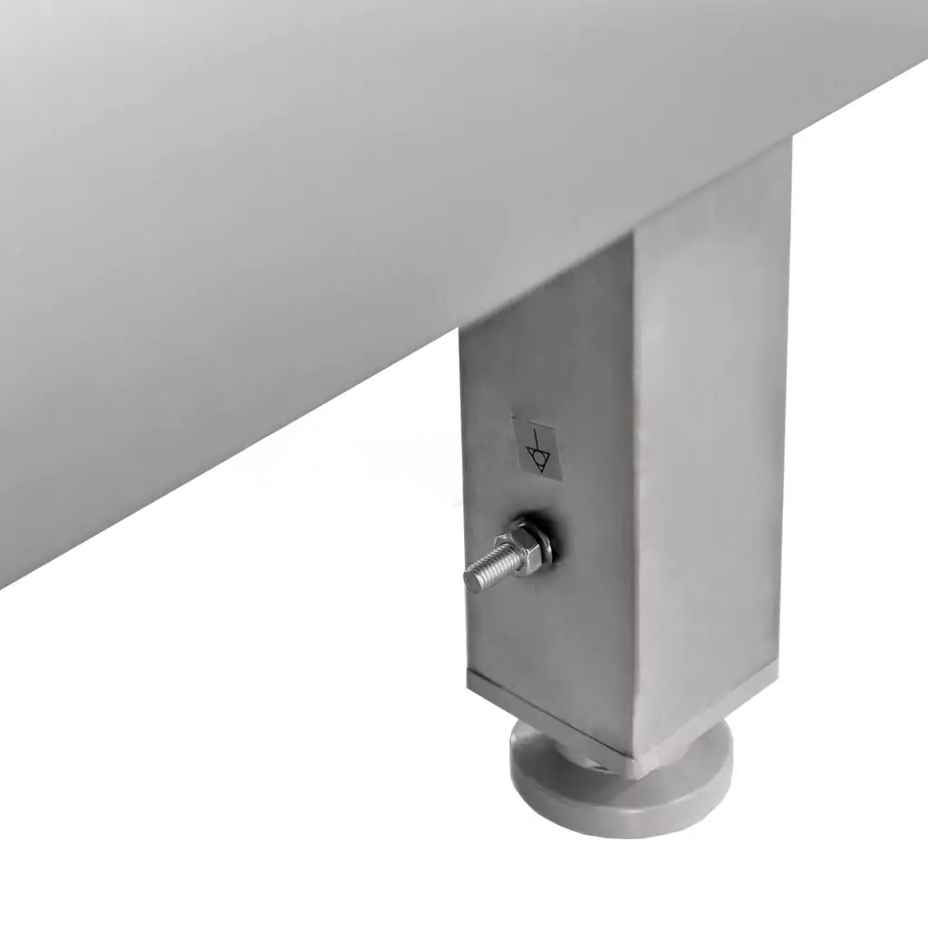 Stół ze stali nierdzewnej przyścienny z szafką spawany Mega-M S-180 cm G-60 cm H-85 cm N - obrazek 12