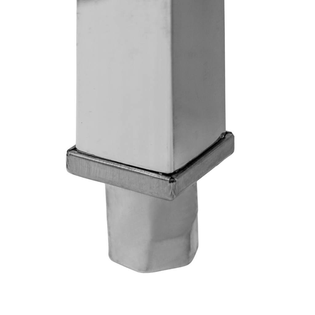 Stół ze stali nierdzewnej centralny z półką Mega-M S-180 cm G-70 cm H-85 cm N - obrazek 9