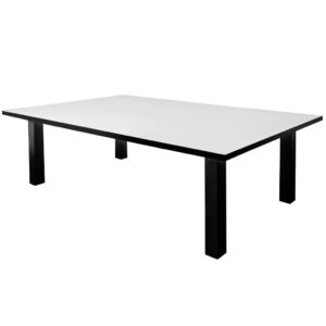 Stół konferencyjny biurowy Mega-M H- 76 cm L- 220 cm G- 130 cm biały N