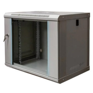 Szafa Rack Mega-M 19" 9U 450x600x400 wisząca szary N