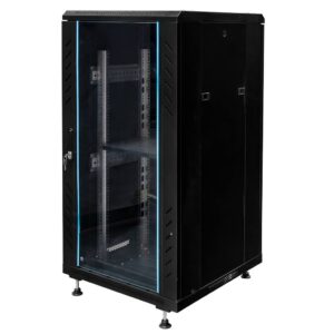 Szafa Rack Mega-M 19" 22U 600x600 stojąca czarny N