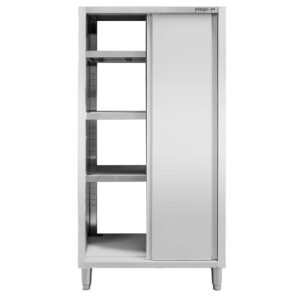 Szafa ze stali nierdzewnej przelotowa Mega-M S-80 cm G-60 cm H-180 cm N