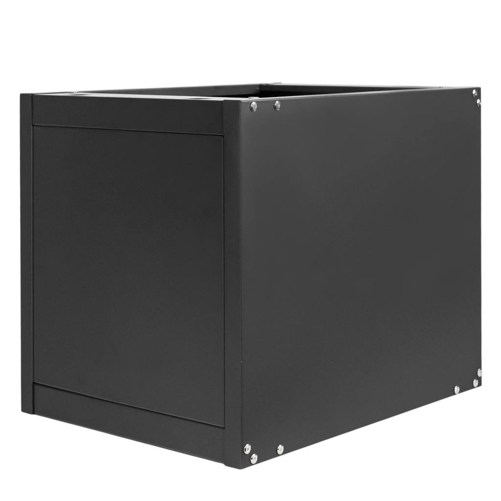 Szafka narzędziowa Mega-M do stołów warsztatowych 3 szuflady S-37 cm x G-48,6 cm x H-50 cm system 01 grafit/front szary N - obrazek 7