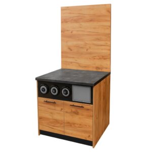 Szafka pod ekspres do kawy H-200/90 cm L-90 cm G-75 cm dąb kraft N