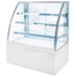 Witryna cukiernicza Mega-M CLARA S120  S-120 cm G-70 cm H-140 cm white N