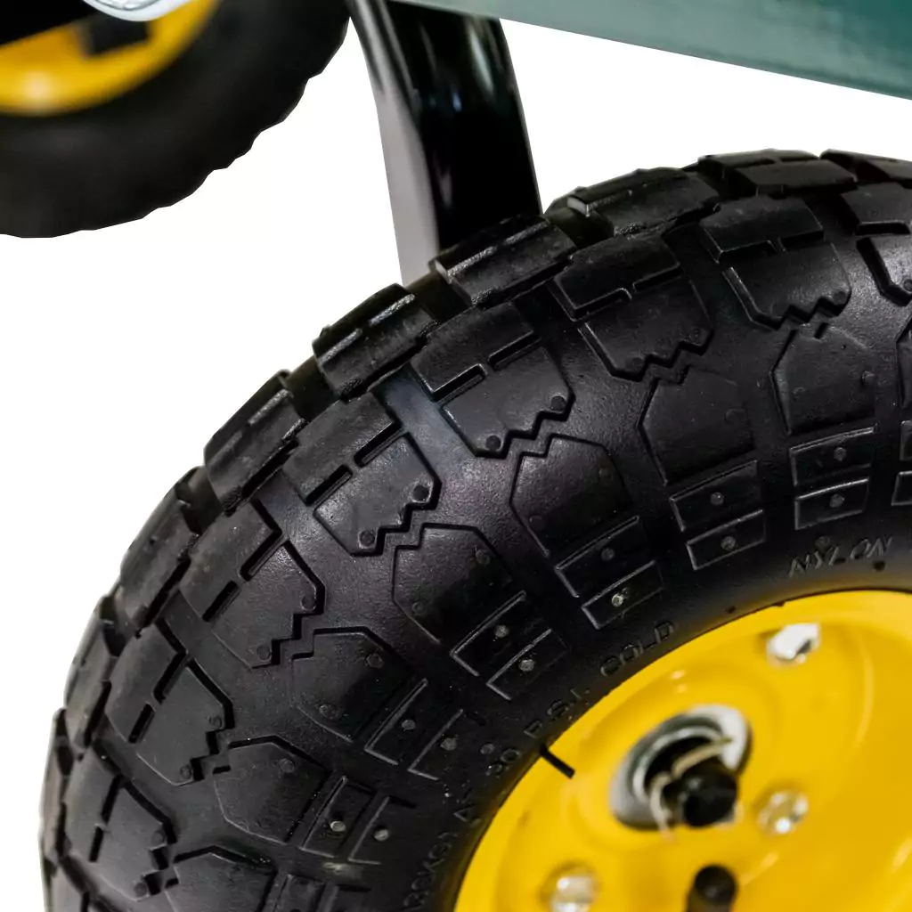 Wózek ogrodowy transportowy składany 102 cm x 52 cm x 105 cm 500kg N - obrazek 13