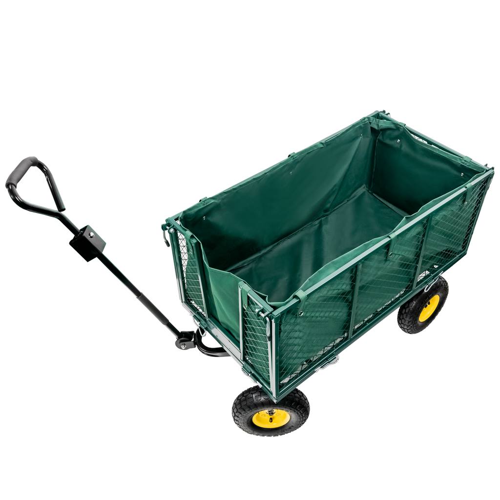 Wózek ogrodowy transportowy składany 102 cm x 52 cm x 105 cm 500kg N - obrazek 5