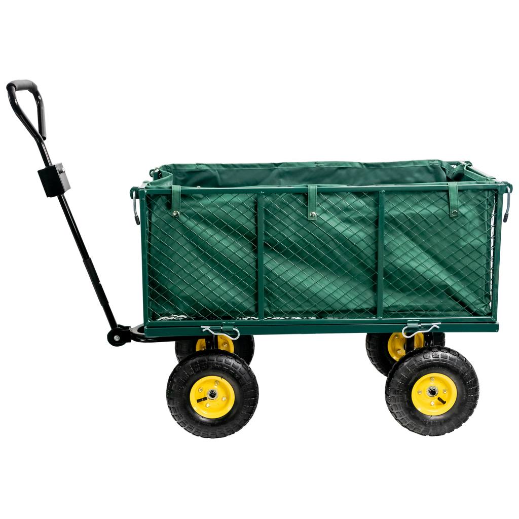 Wózek ogrodowy transportowy składany 102 cm x 52 cm x 105 cm 500kg N - obrazek 4