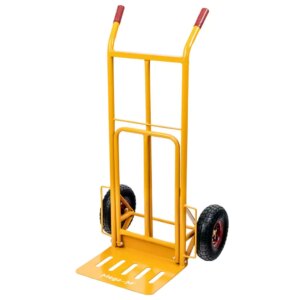 Wózek młynarka prosty z rozkładaną platformą Mega-M (MTP003450) 250kg żóły karton N