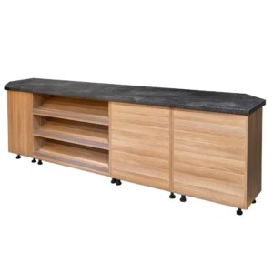 Lada sklepowa sprzedażowa impulsowa Mega-M H-113 cm L-290 cm G-60 cm dąb amerykański N