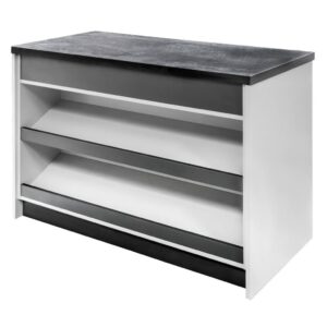 Lada sklepowa sprzedażowa Mega-M H-90 cm L-120 cm G-60 cm stalowo szary N