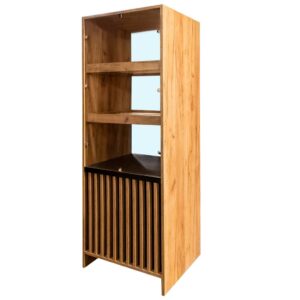 Regał piekarniczo-cukierniczy Mega-M H-180 cm L-60 cm G-60 cm dąb kraft N