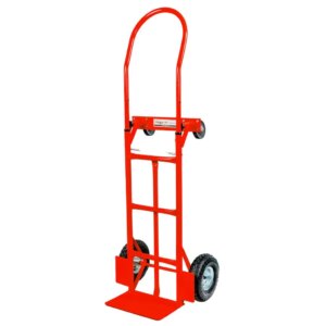 Wózek magazynowy młynarka Mega-M 2w1 transportowy czerwony 250kg karton N