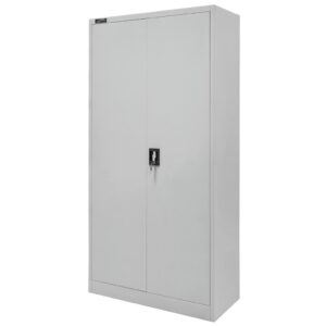 Szafa metalowa na dokumenty Mega-M J-185 szara S-90 cm G-40 cm H-185 cm skręcana N