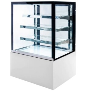 Witryna cukiernicza Mega-M ELSA S90 S-90cm G-70 cm H-140 cm white N