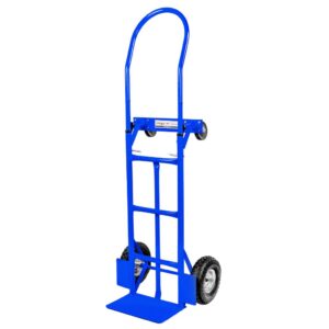 Wózek magazynowy młynarka Mega-M 2w1 transportowy niebieski 250kg karton N