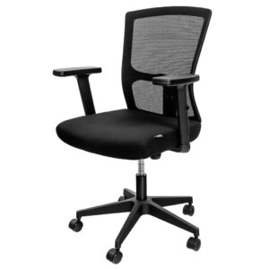 Krzesło biurowe obrotowe Furvero Aero czarny N