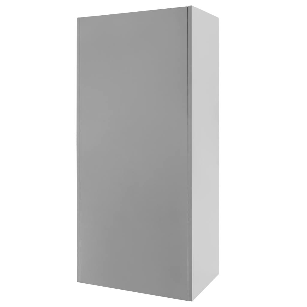 Szafka ubraniowa BHP Mega-M J-80 2 drzwiowa szara/ niebieski front S-80 cm G-50 cm H-180 cm skręcana N - obrazek 4