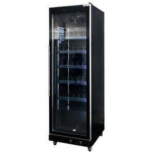 Witryna chłodnicza Mega-M DIEGO R62 Prestige black S-62 cm G-63 cm H-198 cm N