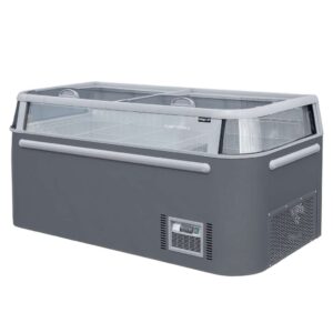 Zamrażarka Mega-M OZI i185 szklane boki Automatyczne rozmrażanie S-185 cm G-85 cm H-87cm N