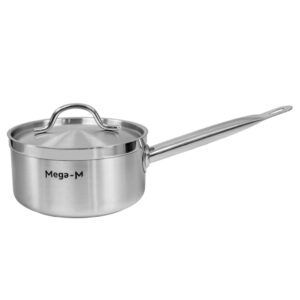 Rondel gastronomiczny wysoki z pokrywką Mega-M PRO 3l śr. 18 cm x h 10 cm N