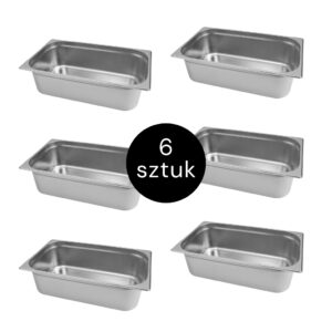 Pojemnik GN Mega-M 1/1 530x325x150 (zestaw 6 szt.) N