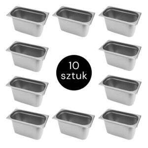 Pojemnik GN Mega-M 1/3 325x176x200 (zestaw 10 szt.) N